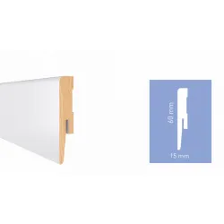 Decora Listwa przypodłogowa Arbiton – DIAMOND GP0601 Biały