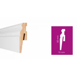 Decora Listwa przypodłogowa Arbiton - PAINT IT MP0601 Biały