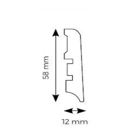 Weninger Listwa przypodłogowa Weninger Expert Pro 705 Dąb Valmont