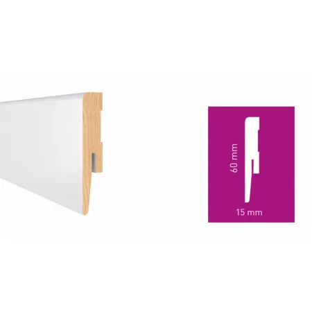 Decora Listwa przypodłogowa Arbiton - PAINT IT MP0602 Biały