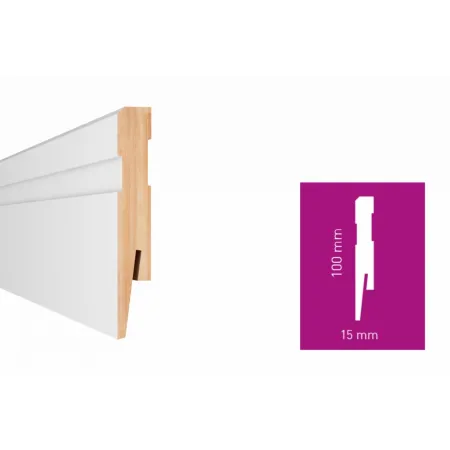 Decora Listwa przypodłogowa Arbiton - PAINT IT MP1002 Biały